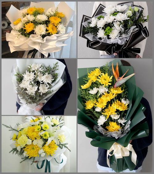 安徽滁州市凤阳县红心镇李山村白事花束代送